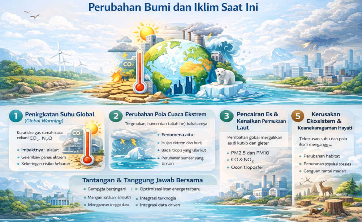 Perubahan Bumi dan Iklim Saat Ini