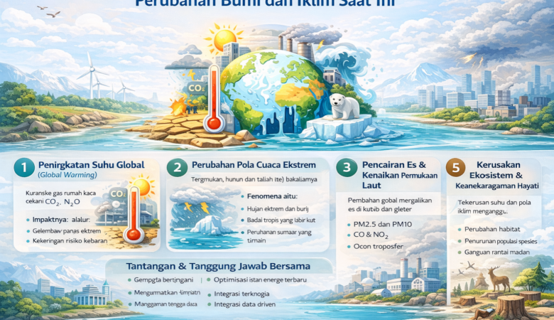 Perubahan Bumi dan Iklim Saat Ini