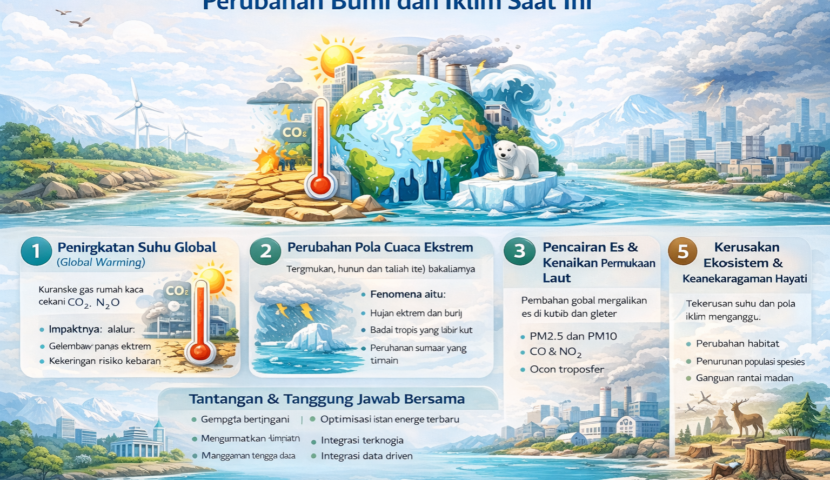 Perubahan Bumi dan Iklim Saat Ini