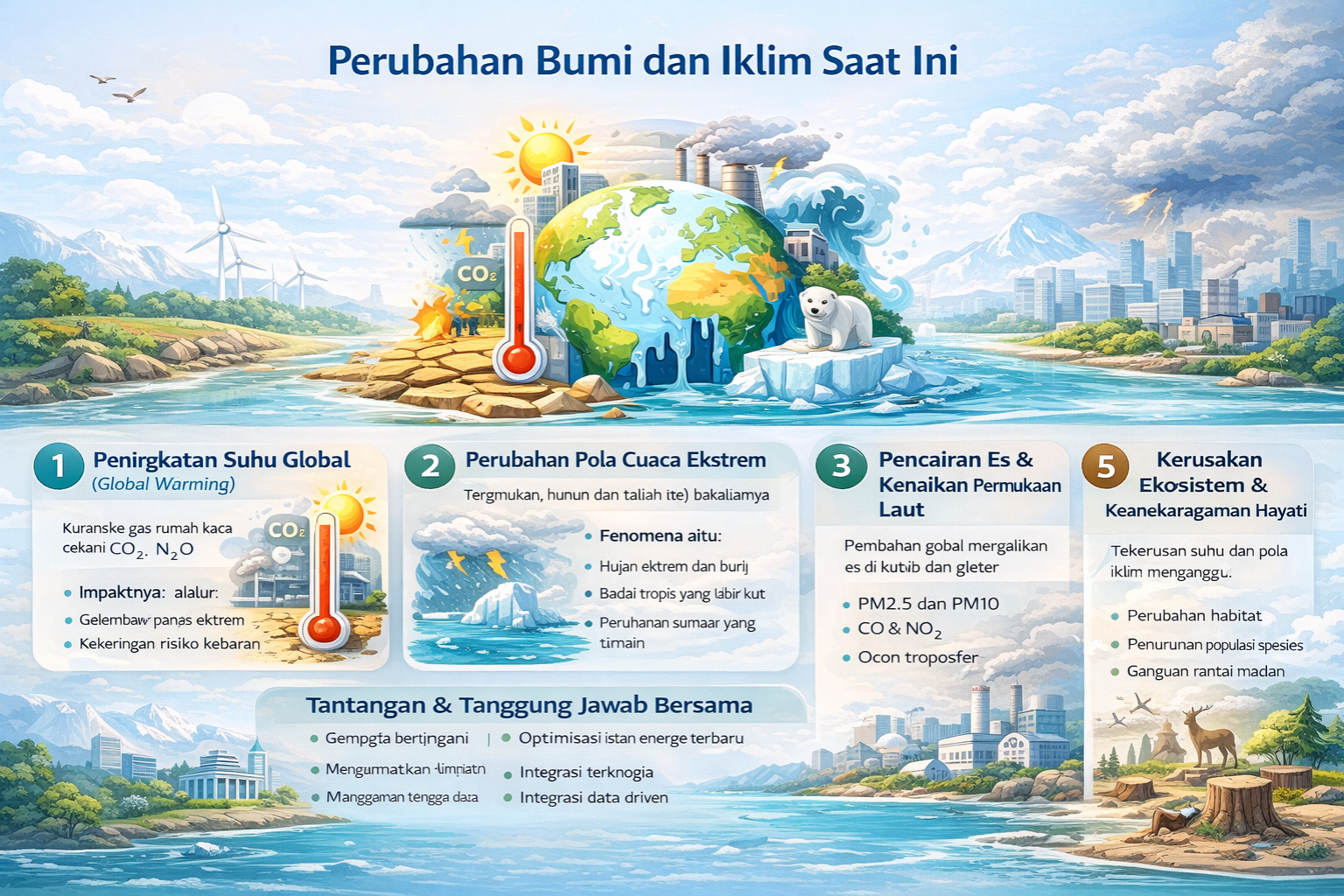 Perubahan Bumi dan Iklim Saat Ini