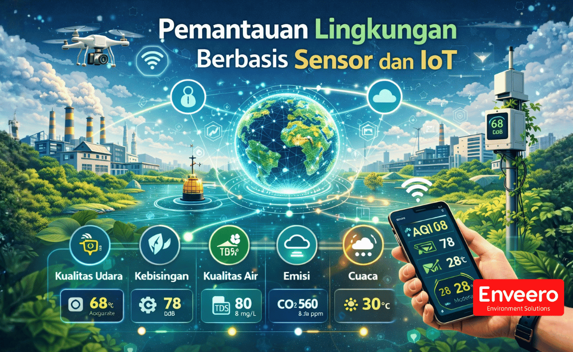 Pemantauan Lingkungan Berbasis Sensor dan IoT
