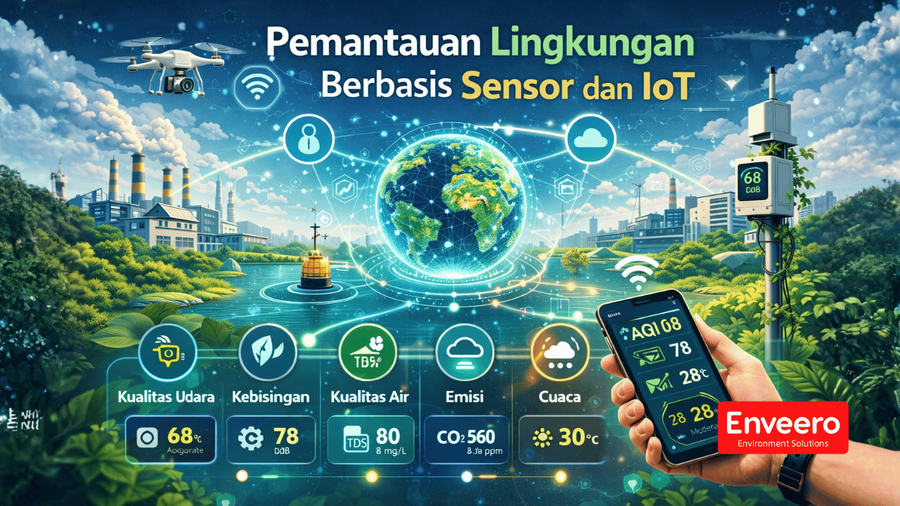 Pemantauan Lingkungan Berbasis Sensor dan IoT