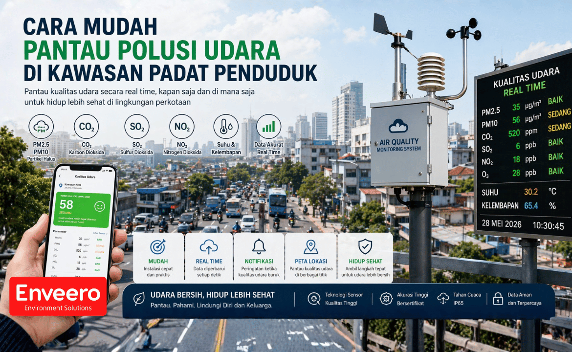 Cara Mudah Pantau Polusi Udara di Kawasan Padat Penduduk