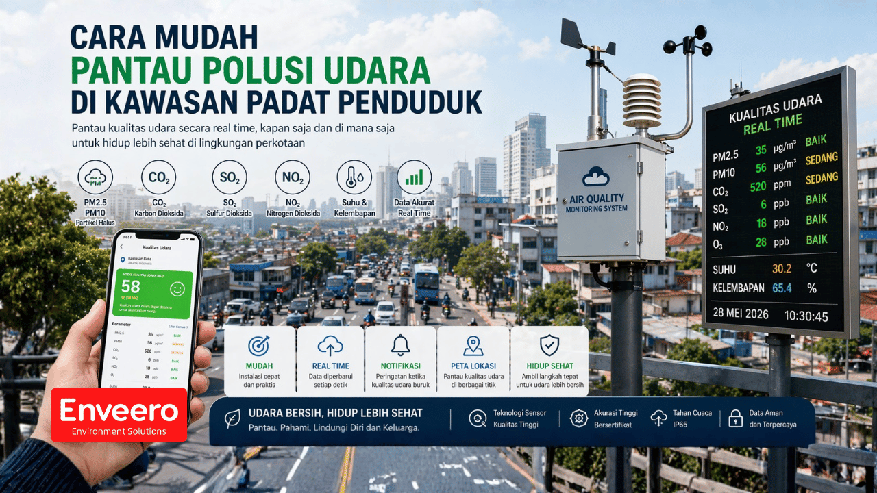 Cara Mudah Pantau Polusi Udara di Kawasan Padat Penduduk