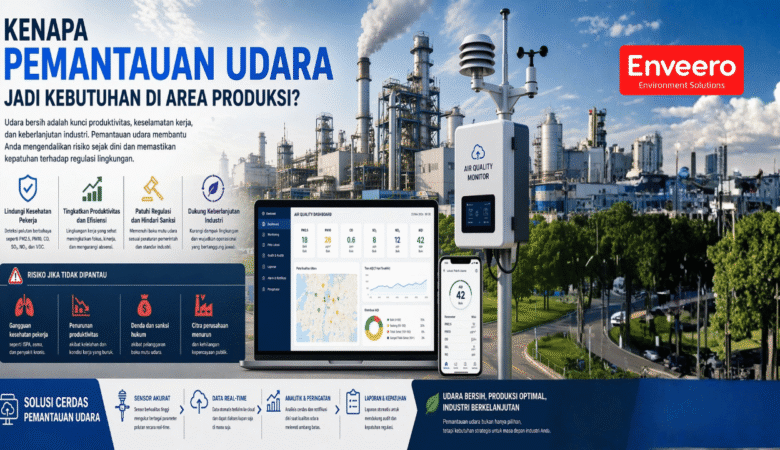 Kenapa Pemantauan Udara Jadi Kebutuhan di Area Produksi?