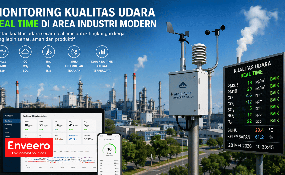 Monitoring Kualitas Udara Real Time di Area Industri Modern