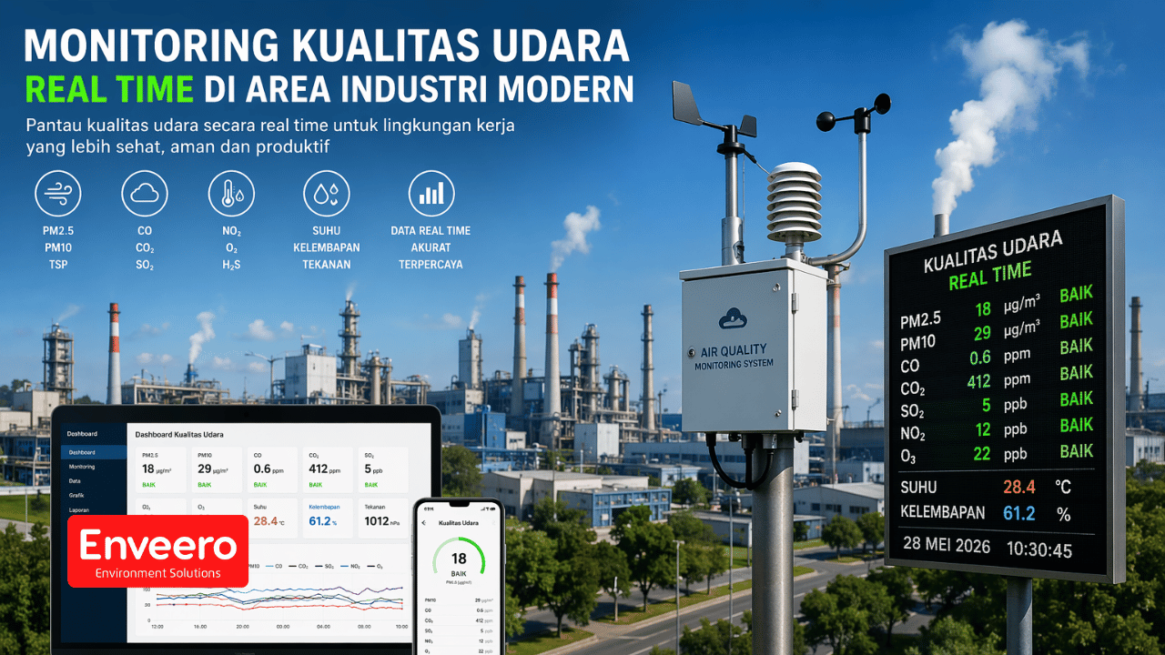 Monitoring Kualitas Udara Real Time di Area Industri Modern