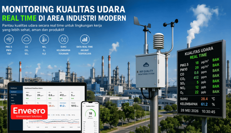 Monitoring Kualitas Udara Real Time di Area Industri Modern
