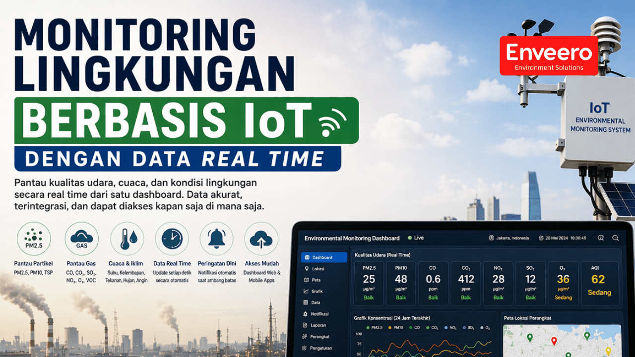 Monitoring Lingkungan Berbasis IoT dengan Data Real Time