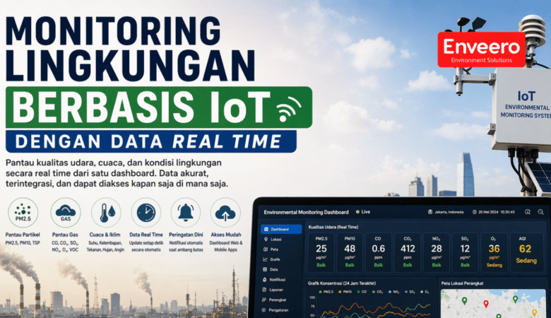 Monitoring Lingkungan Berbasis IoT dengan Data Real Time