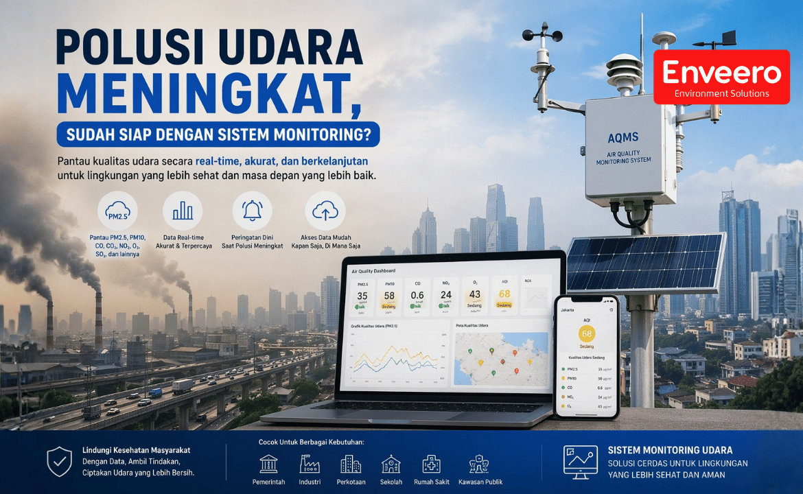 Polusi Udara Meningkat, Sudah Siap dengan Sistem Monitoring