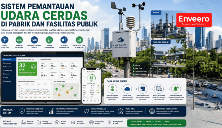 Sistem Pemantauan Udara Cerdas di Pabrik dan Fasilitas Publik