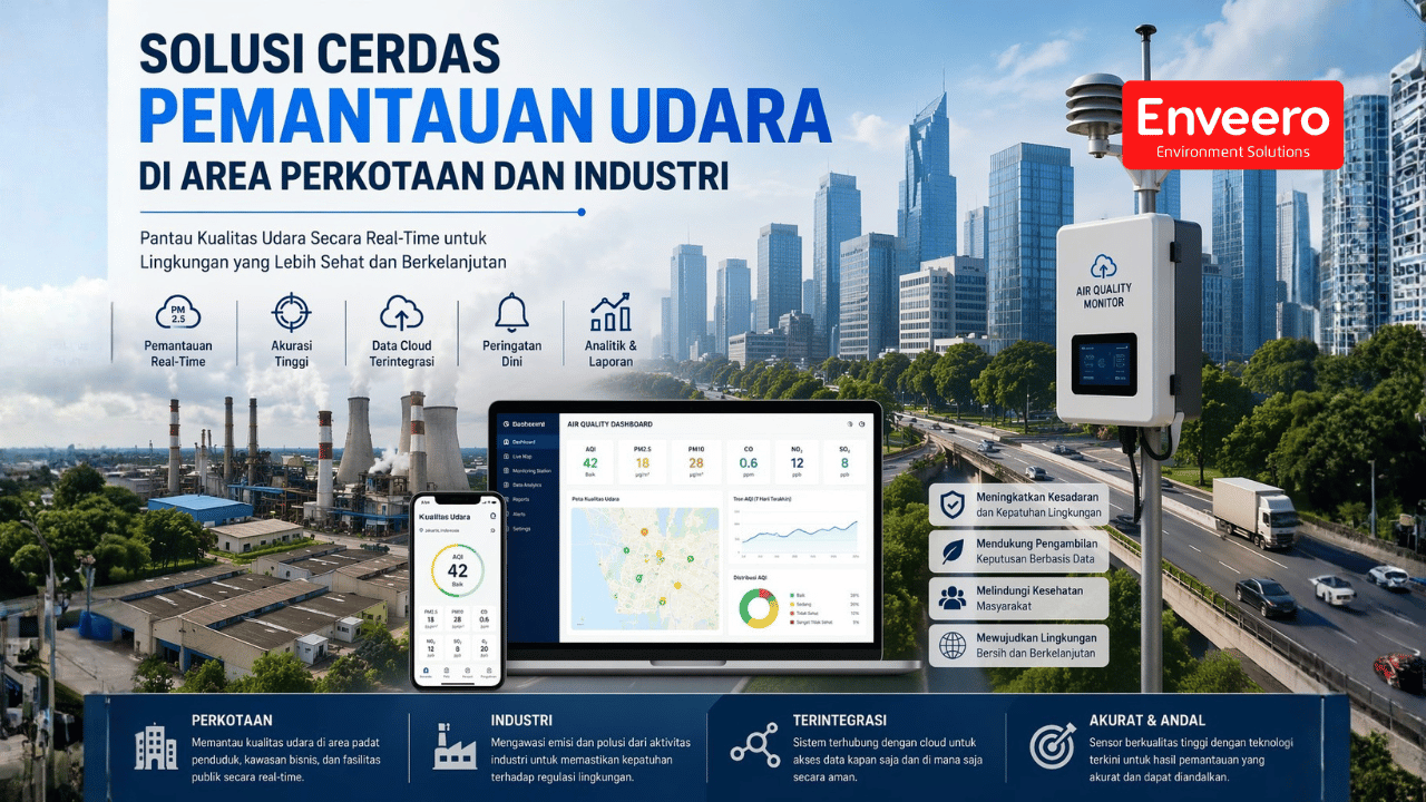 Solusi Cerdas Pemantauan Udara di Area Perkotaan dan Industri
