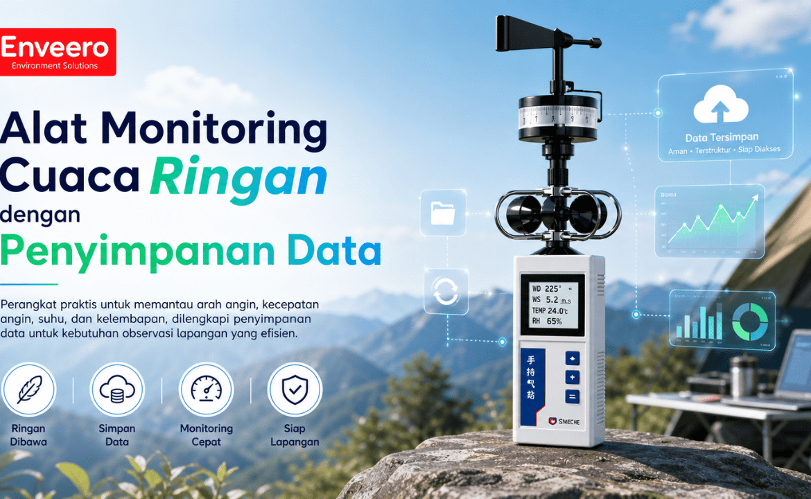 Alat Monitoring Cuaca Ringan dengan Penyimpanan Data