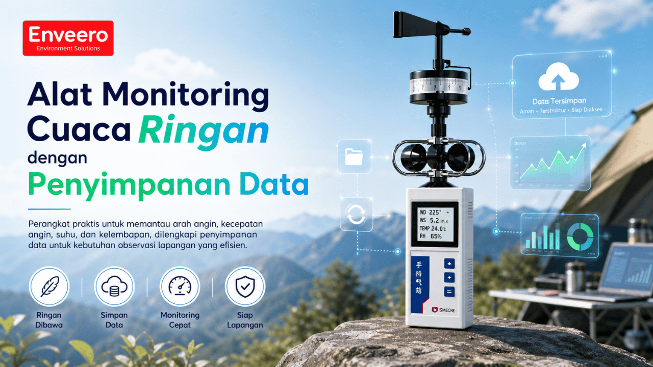 Alat Monitoring Cuaca Ringan dengan Penyimpanan Data