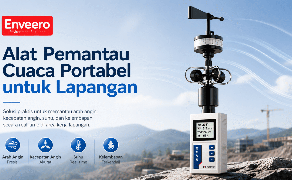 Alat Pemantau Cuaca Portabel untuk Lapangan