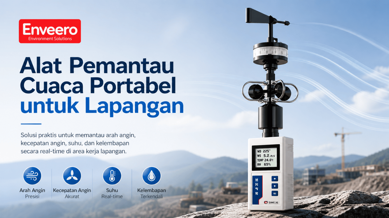 Alat Pemantau Cuaca Portabel untuk Lapangan