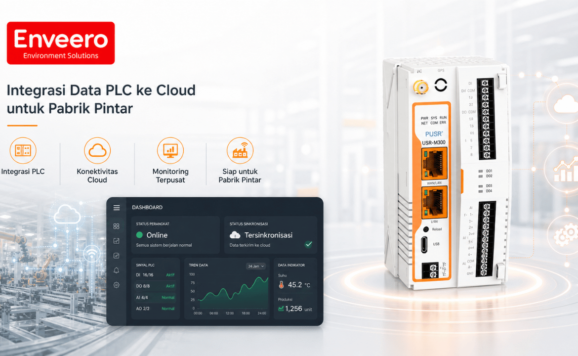 Integrasi Data PLC ke Cloud untuk Pabrik Pintar