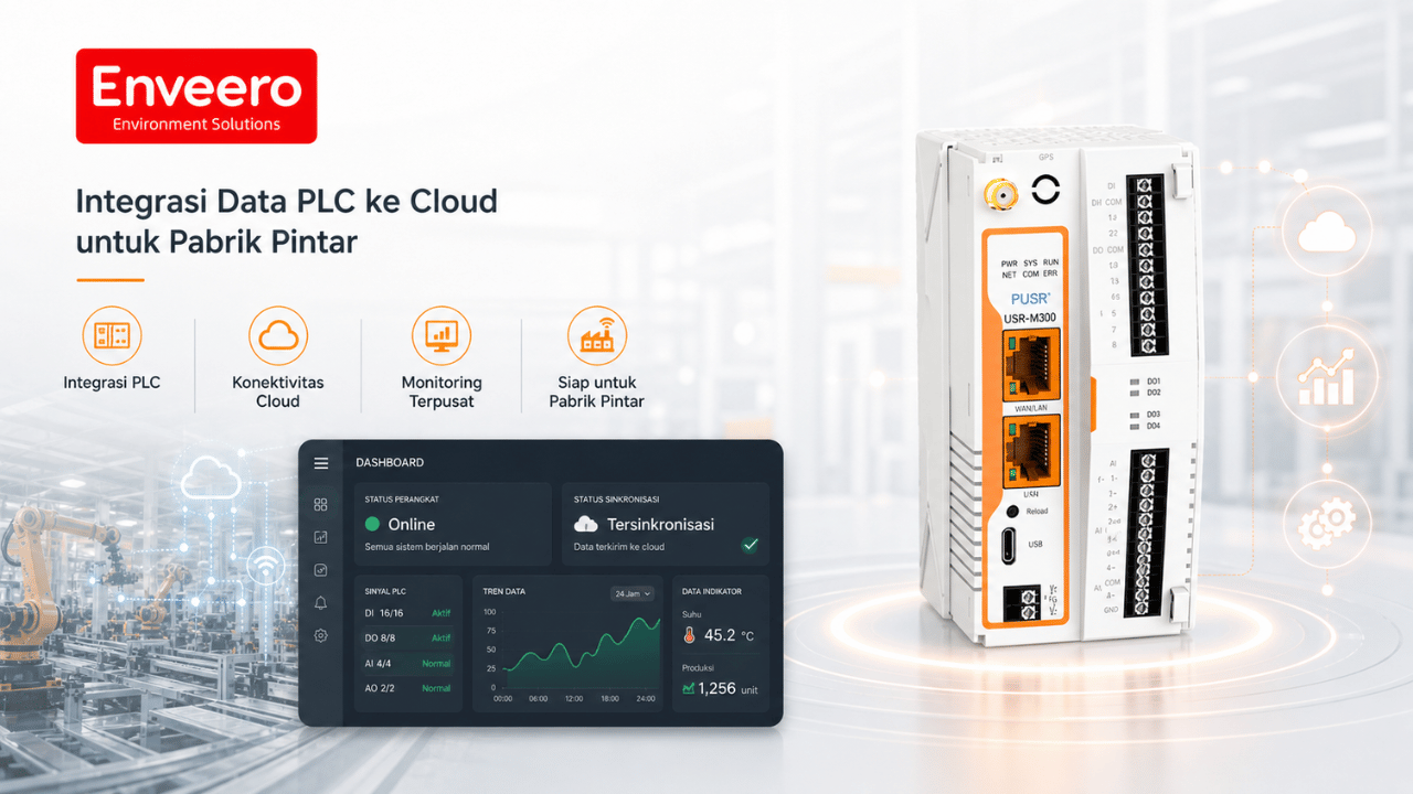 Integrasi Data PLC ke Cloud untuk Pabrik Pintar