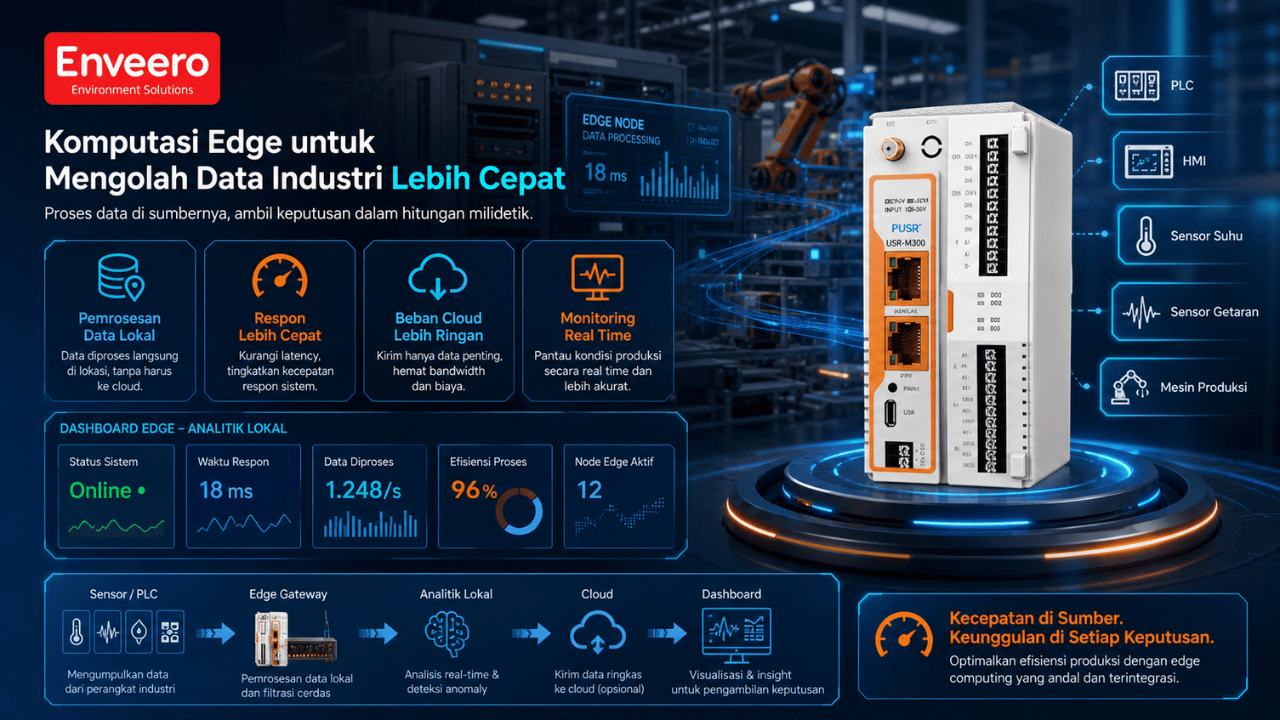 Komputasi Edge untuk Mengolah Data Industri Lebih Cepat