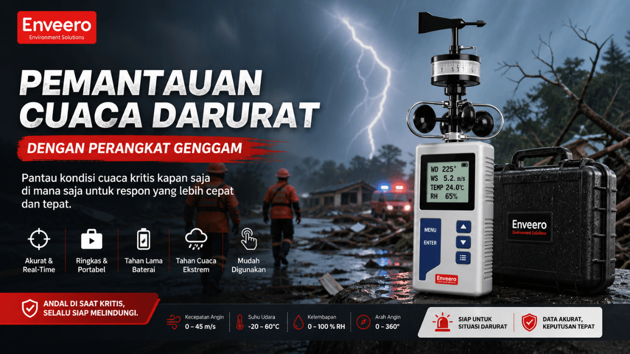 Pemantauan Cuaca Darurat dengan Perangkat Genggam