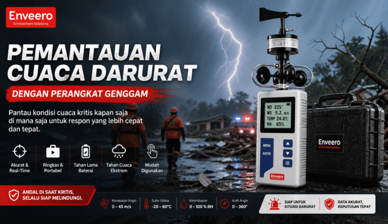 Pemantauan Cuaca Darurat dengan Perangkat Genggam