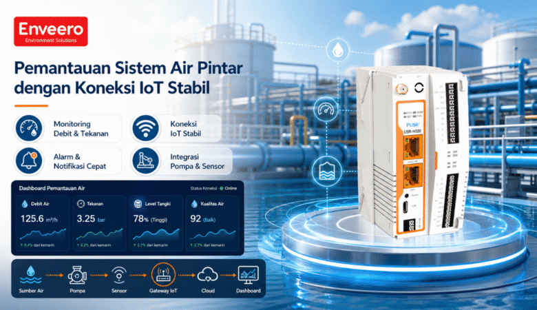 Pemantauan Sistem Air Pintar dengan Koneksi IoT Stabil