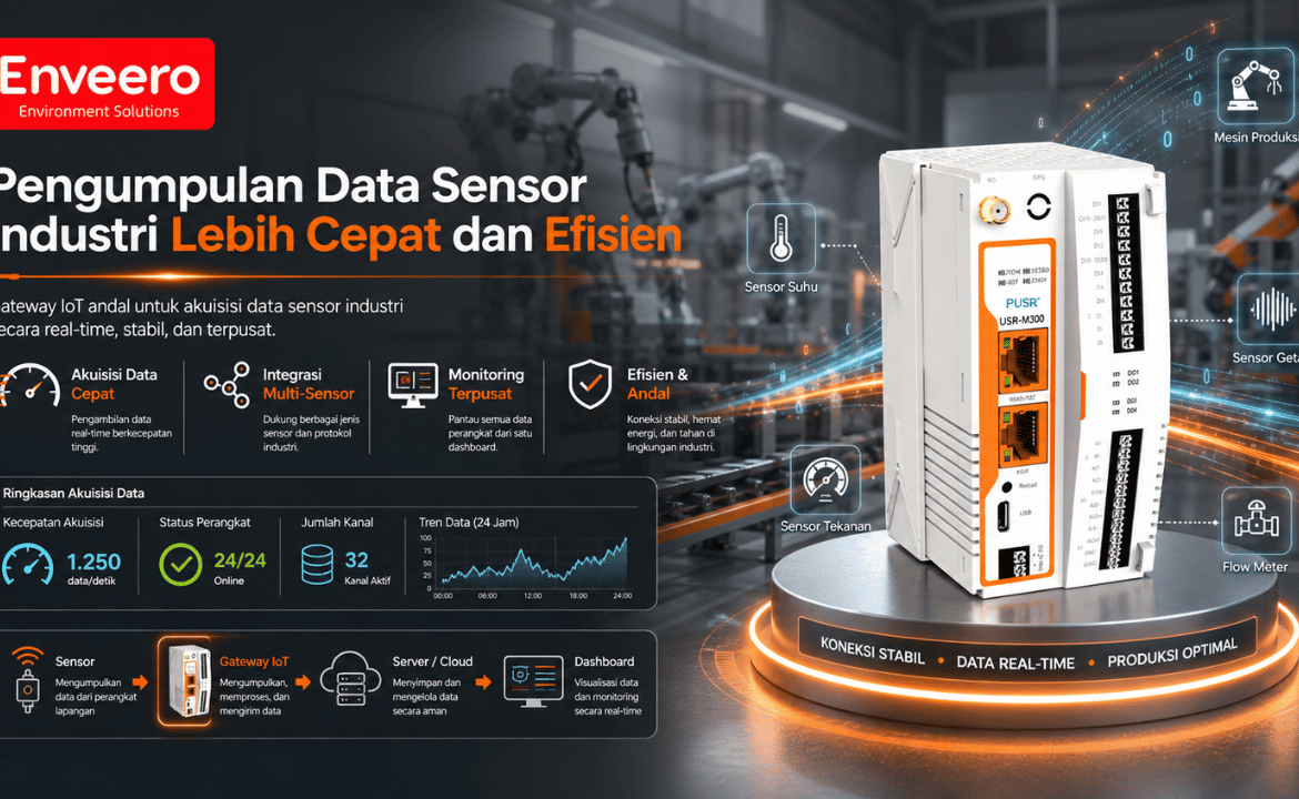 Pengumpulan Data Sensor Industri Lebih Cepat dan Efisien