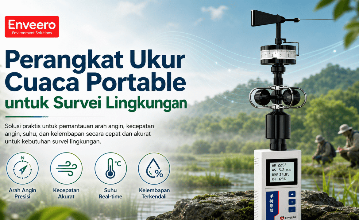 Perangkat Ukur Cuaca Portable untuk Survei Lingkungan