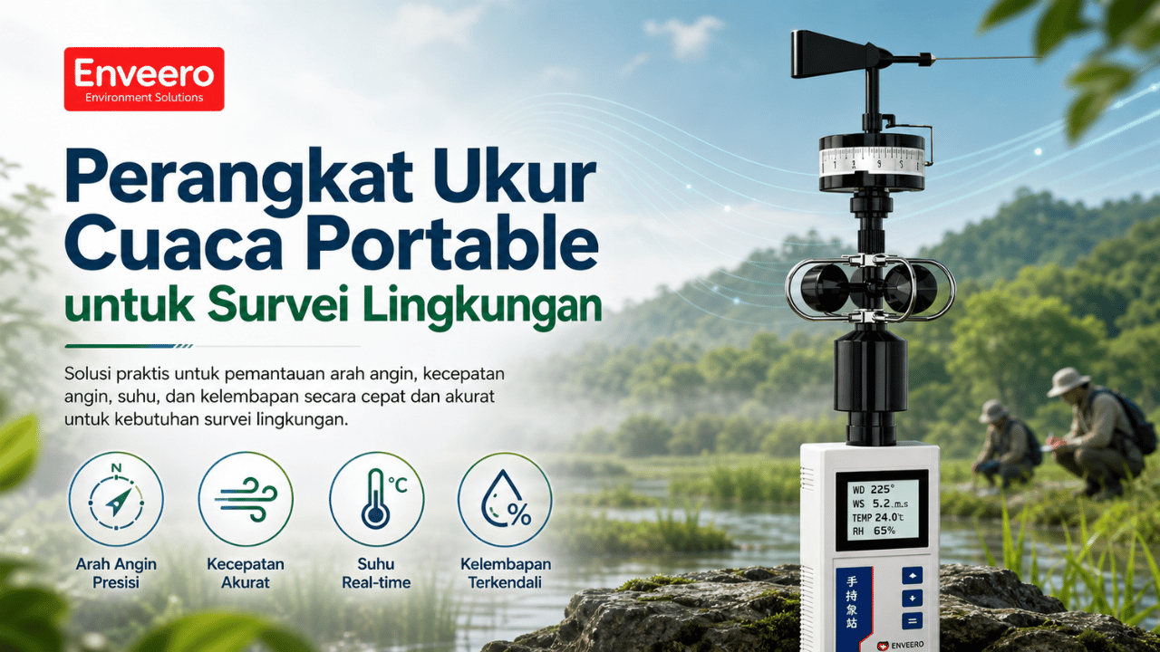 Perangkat Ukur Cuaca Portable untuk Survei Lingkungan