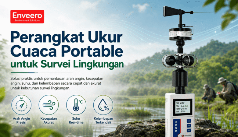 Perangkat Ukur Cuaca Portable untuk Survei Lingkungan