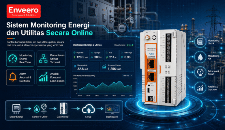 Sistem Monitoring Energi dan Utilitas Secara Online