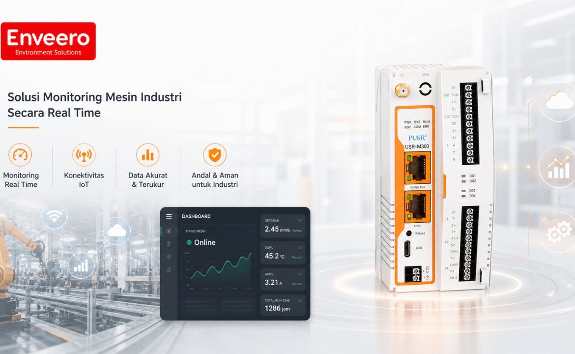 Solusi Monitoring Mesin Industri Secara Real Time