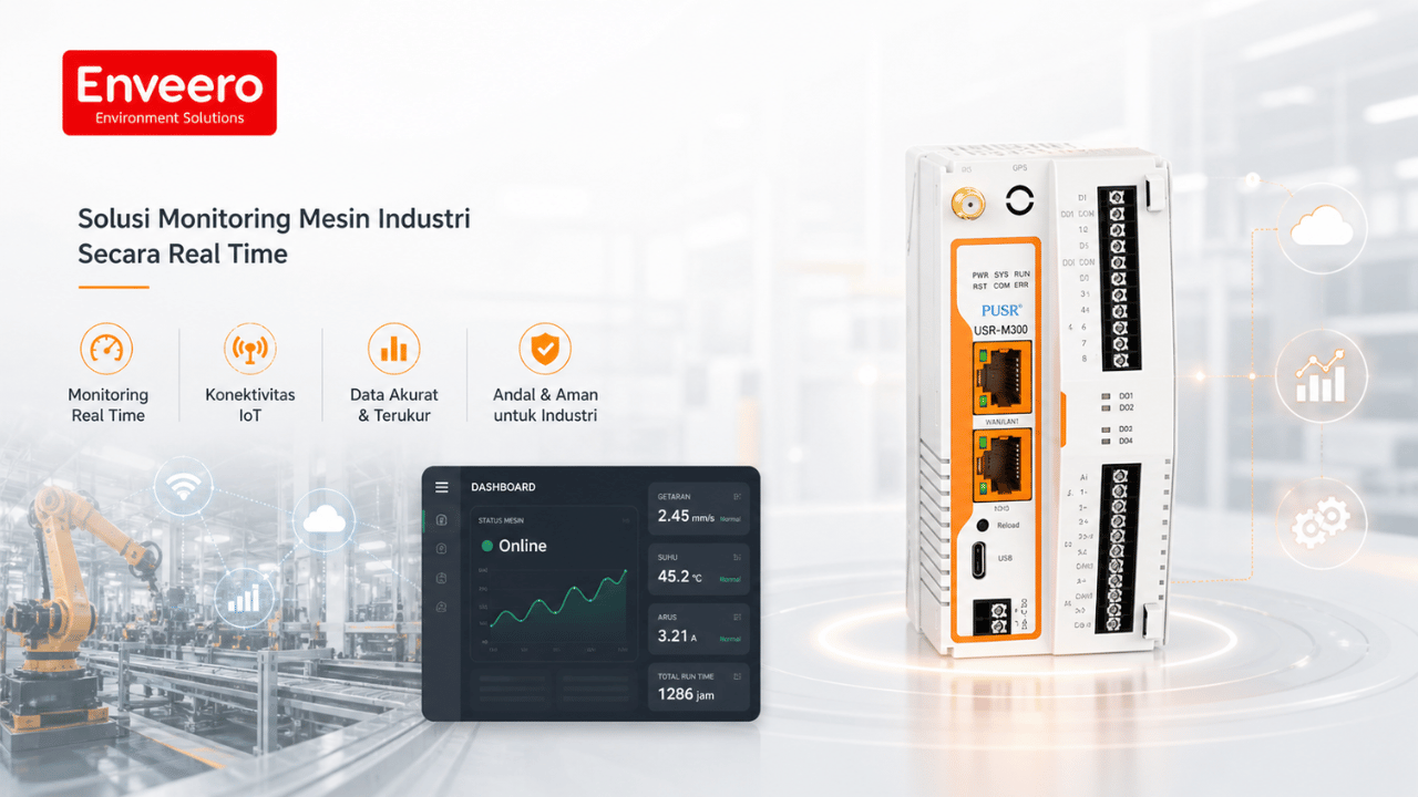 Solusi Monitoring Mesin Industri Secara Real Time