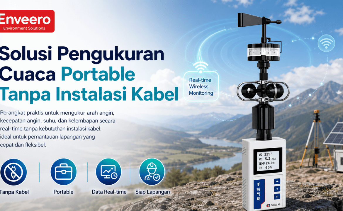Solusi Pengukuran Cuaca Portable Tanpa Instalasi Kabel