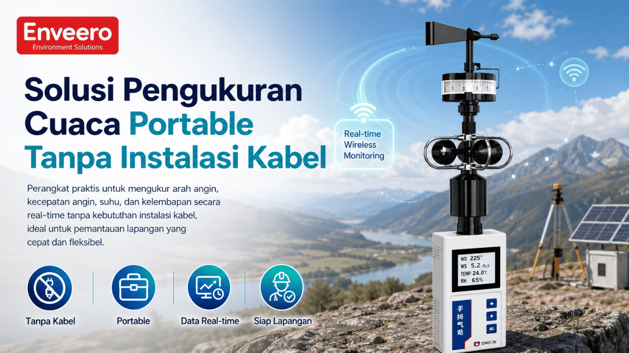 Solusi Pengukuran Cuaca Portable Tanpa Instalasi Kabel