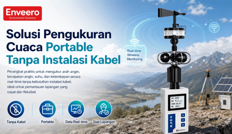 Solusi Pengukuran Cuaca Portable Tanpa Instalasi Kabel
