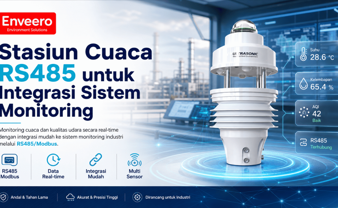 Stasiun Cuaca RS485 untuk Integrasi Sistem Monitoring
