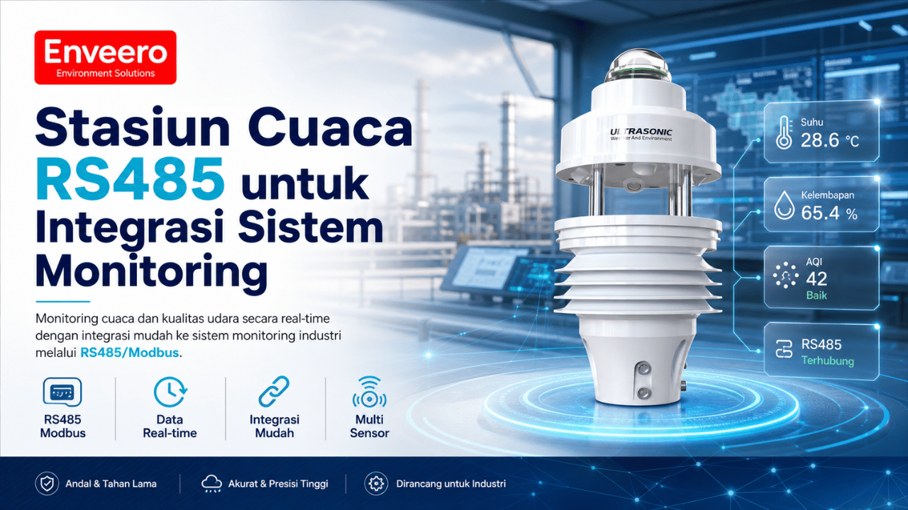 Stasiun Cuaca RS485 untuk Integrasi Sistem Monitoring