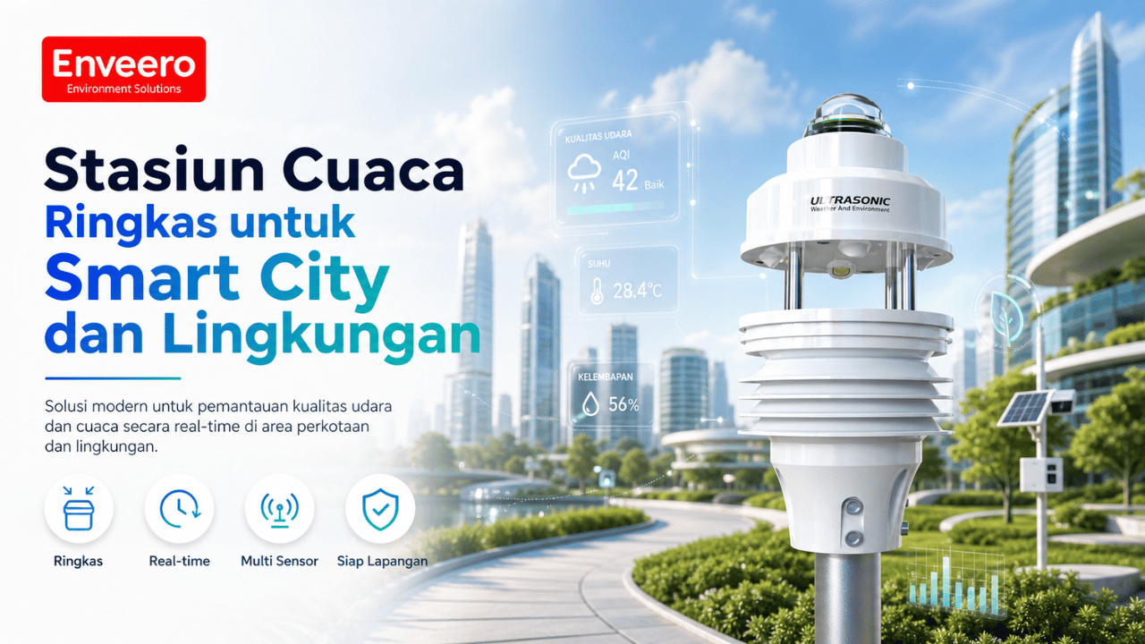 Stasiun Cuaca Ringkas untuk Smart City dan Lingkungan