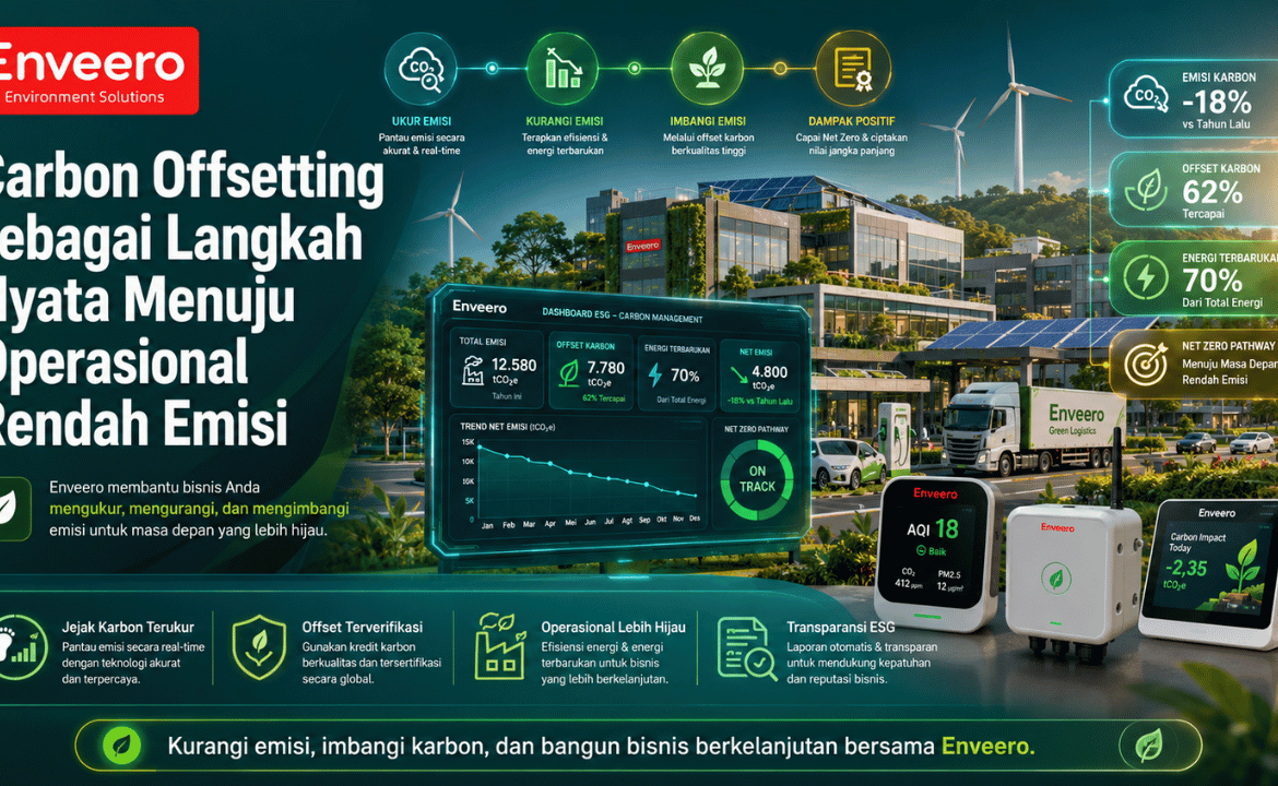 Carbon Offsetting sebagai Langkah Nyata Menuju Operasional Rendah Emisi