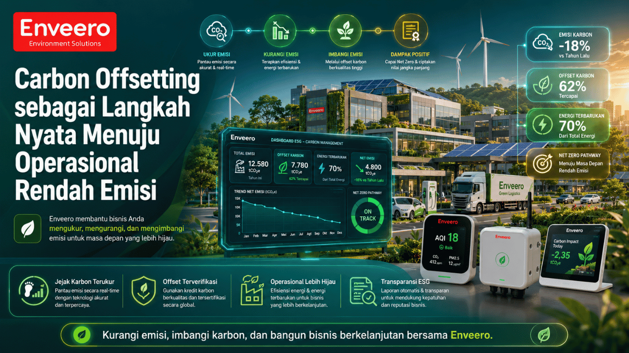 Carbon Offsetting sebagai Langkah Nyata Menuju Operasional Rendah Emisi