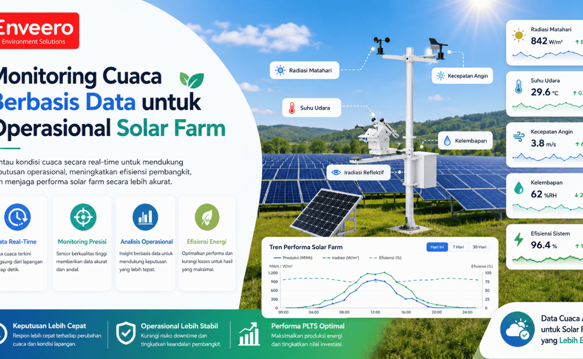 Monitoring Cuaca Berbasis Data untuk Operasional Solar Farm