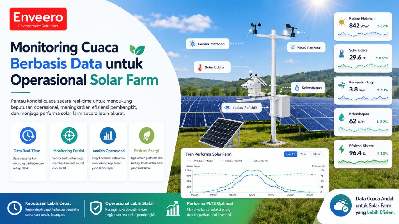 Monitoring Cuaca Berbasis Data untuk Operasional Solar Farm