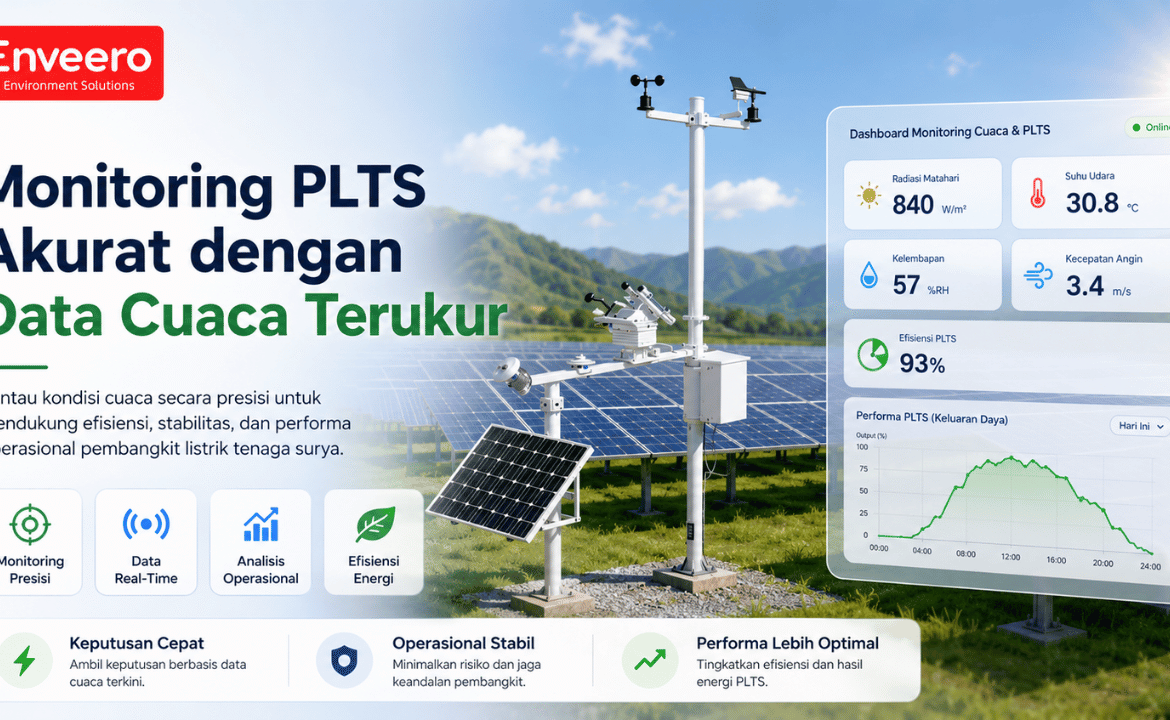Monitoring PLTS Akurat dengan Data Cuaca Terukur