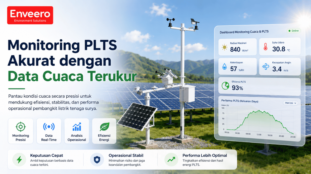 Monitoring PLTS Akurat dengan Data Cuaca Terukur