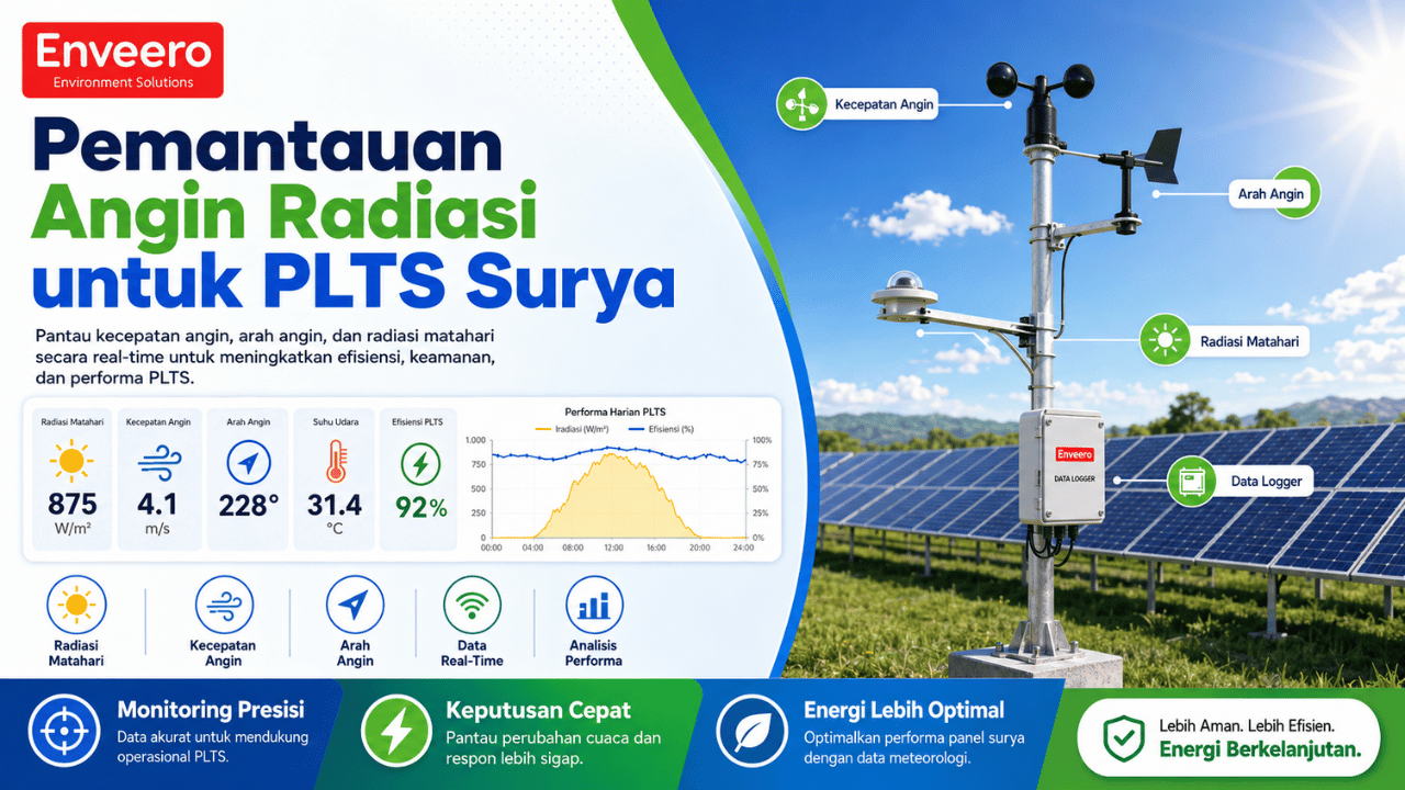 Pemantauan Angin Radiasi untuk PLTS Surya