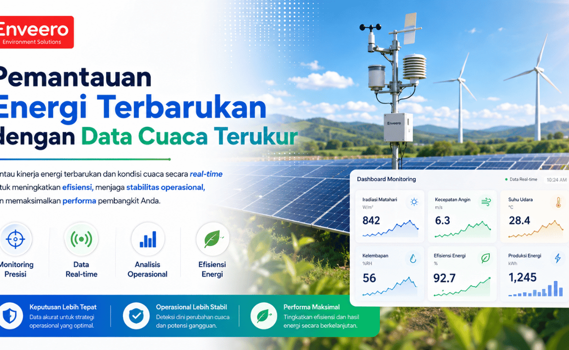 Pemantauan Energi Terbarukan dengan Data Cuaca Terukur