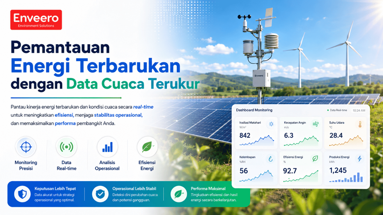Pemantauan Energi Terbarukan dengan Data Cuaca Terukur