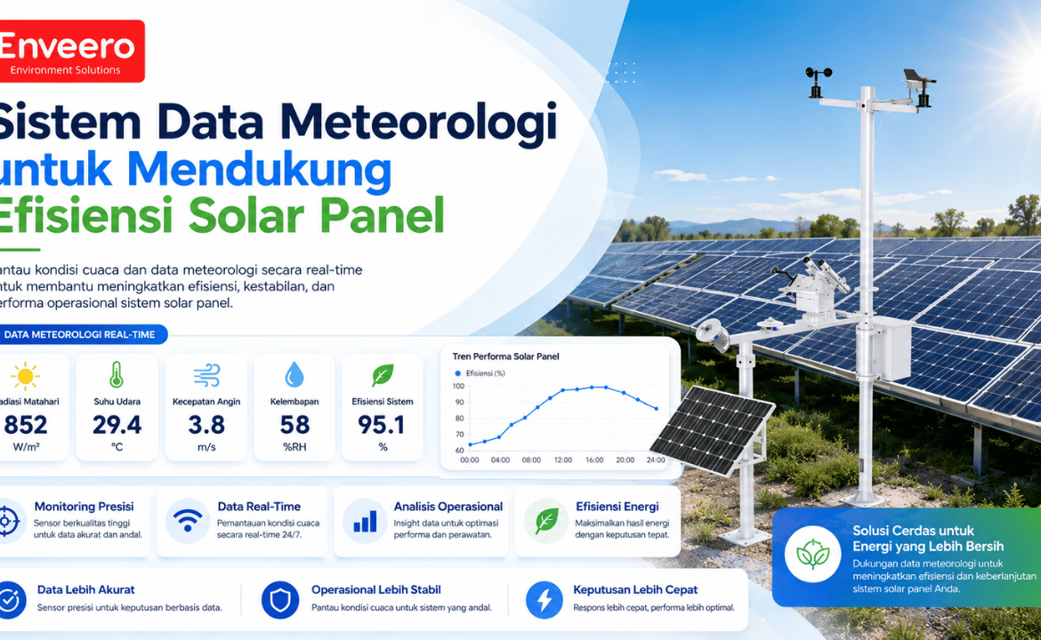 Sistem Data Meteorologi untuk Mendukung Efisiensi Solar Panel